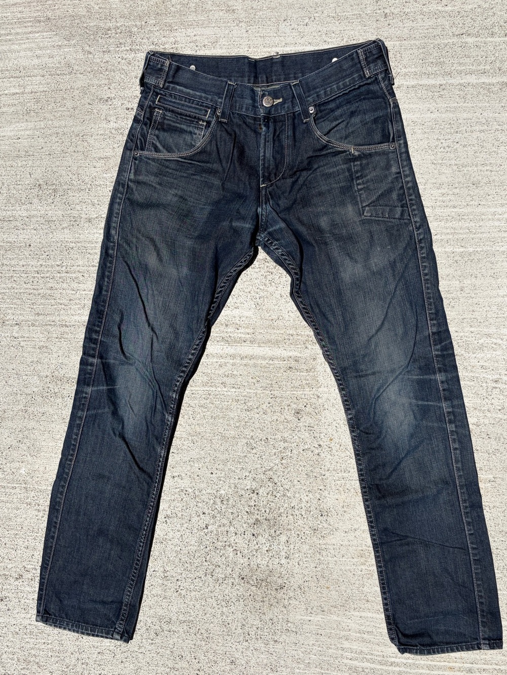 Levi's Men's Red Tab 511 Skinny Indigo Jeans - Faded Dark Wash